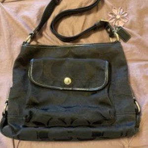 Coach - black cross body purse